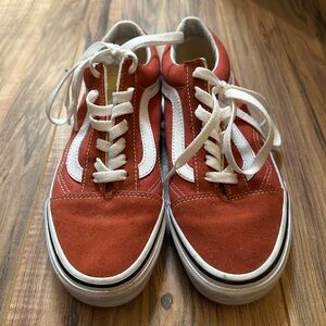 Vans Kids Sneakers in Red and White